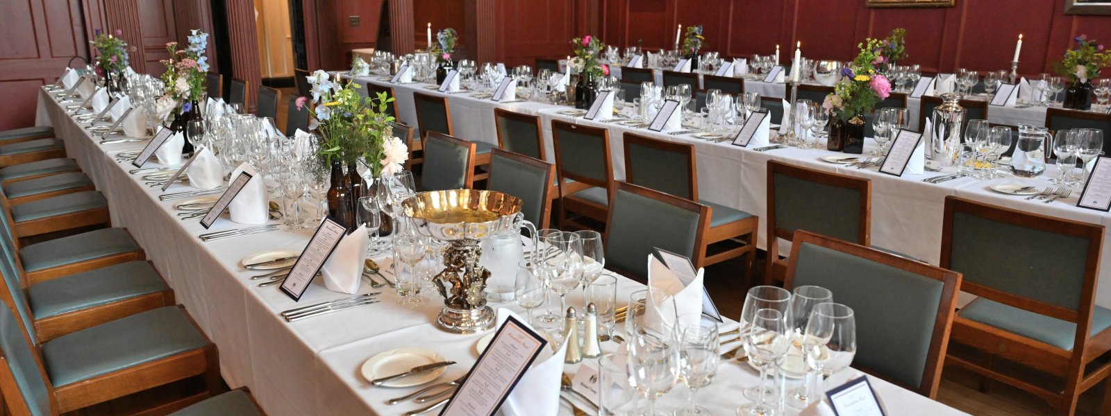Image of dining hall at Sidney Sussex College