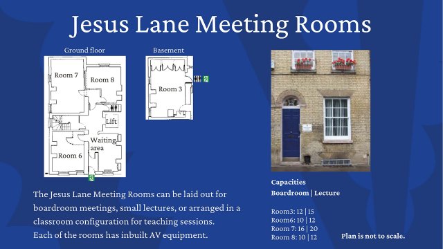 Jesus Lane meeting rooms
